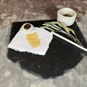 Sage paint in a clay pot